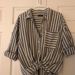 Cotton On Striped Button Up
